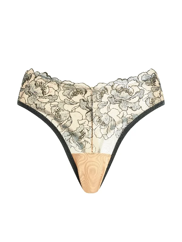 Prabal Gurung Rose Gold High Rise Thong Sale