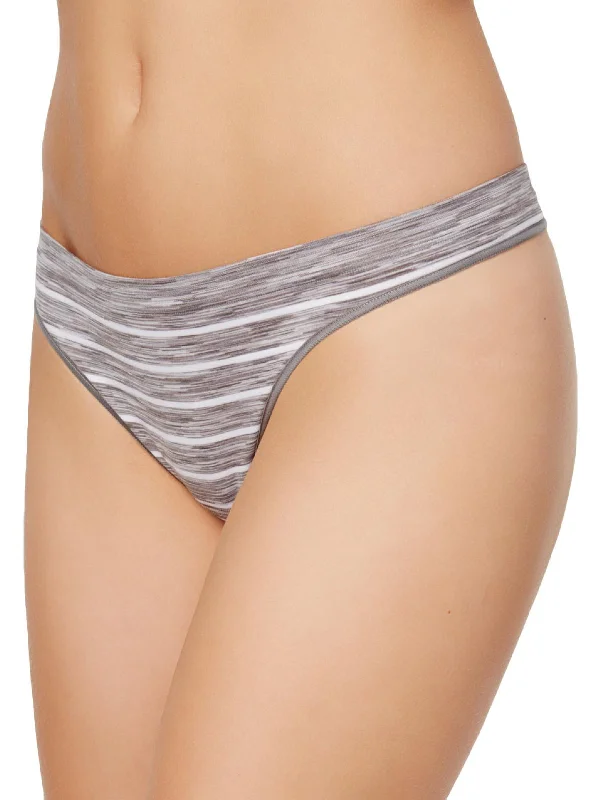 Womens Seamless Space Dye Thong Panty