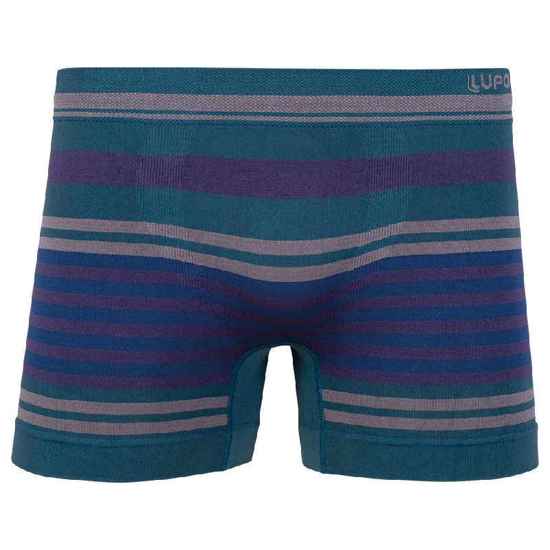 Lupo Seamless Striped Mens Trunks Microfibre