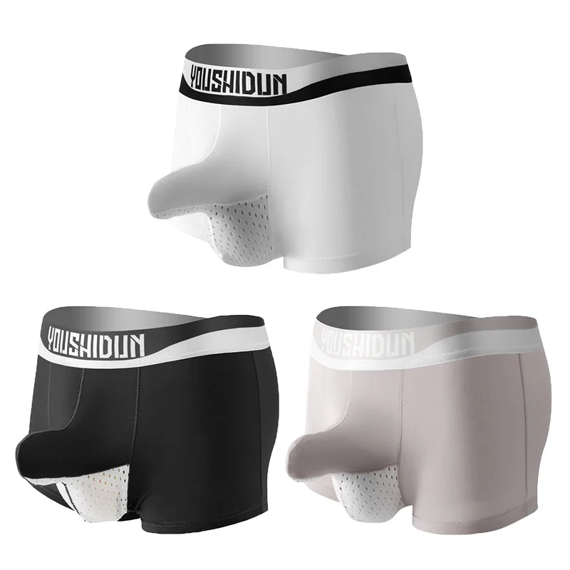 3 Pack Comfy Cotton Dual Pouch Men's Underwear