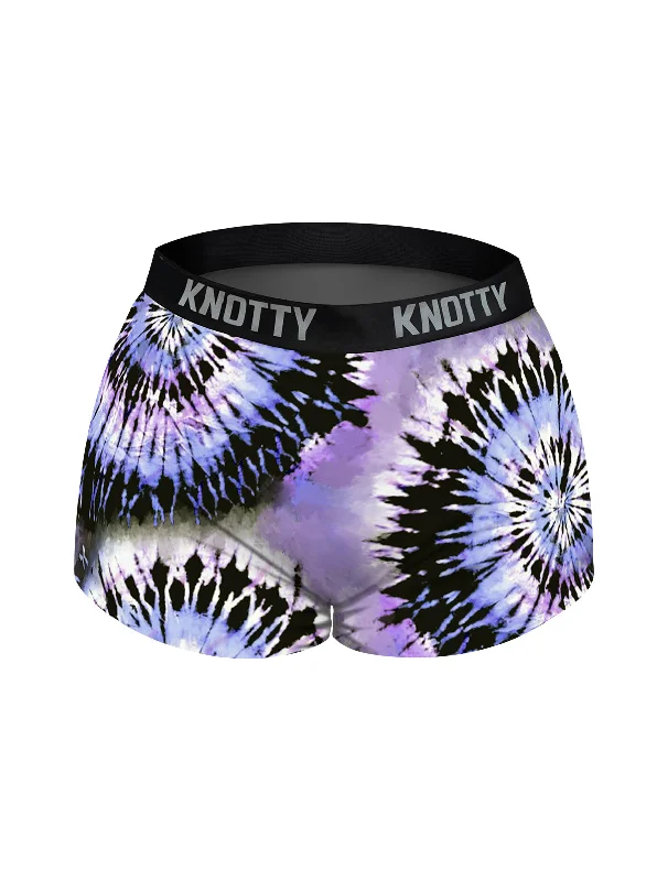 AiraModal™ Amethyst Spiral Tie-Dye Boyshort