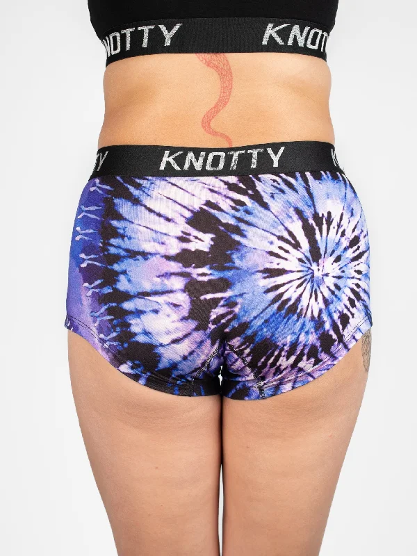 AiraModal™ Amethyst Spiral Tie-Dye Boyshort