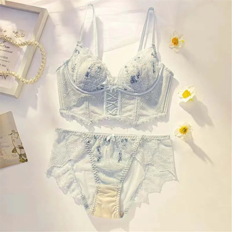 Blue Bra Set / S