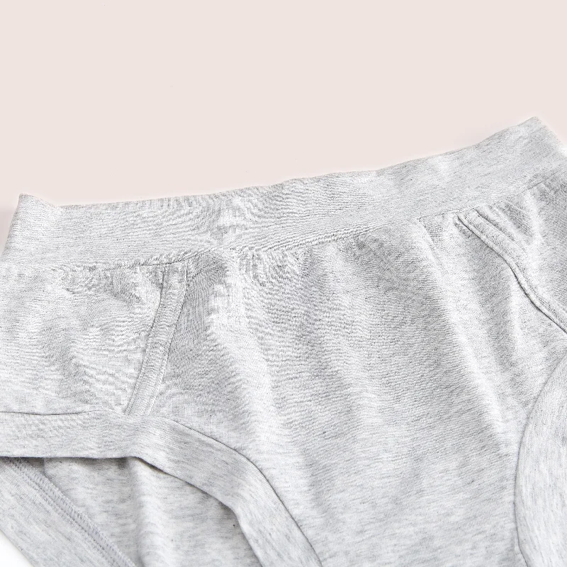 Womens Brief - Light Grey Marle