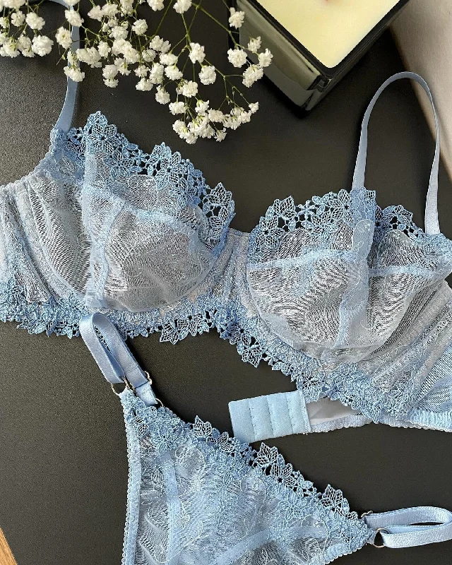 Blue Sky Lingerie Set