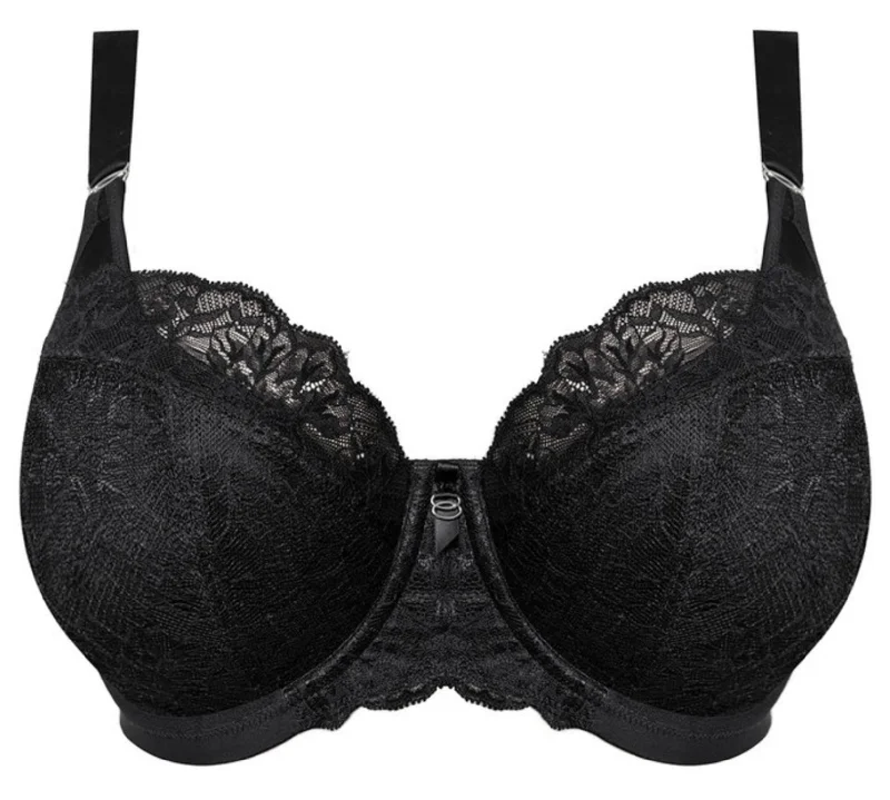 Brianna EL8081 Padded Half Cup Bra - Black