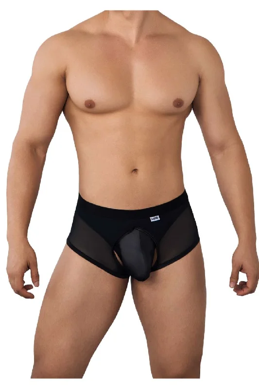 CandyMan 99629 Trunk and Thong Set Black