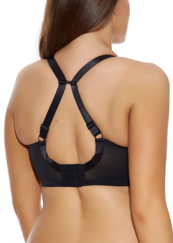 Energise EL8041 Sports Bra with J-Hook (Black)