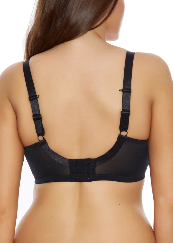 Energise EL8041 Sports Bra with J-Hook (Black)