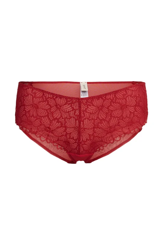 Esprit Brazilian short met kant - 113EF1T305 - Rood