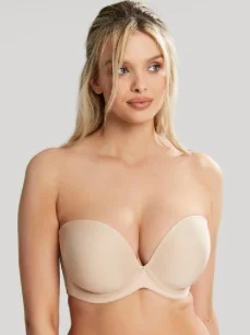 Faith-10660 Strapless Bra - Latte