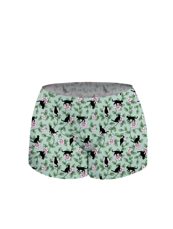 AiraModal™ Floral Felines Boy Short