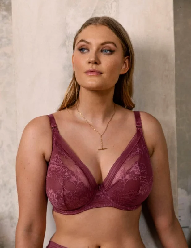 Fusion Lace FL102314 Plunge - Fashion Rosewood