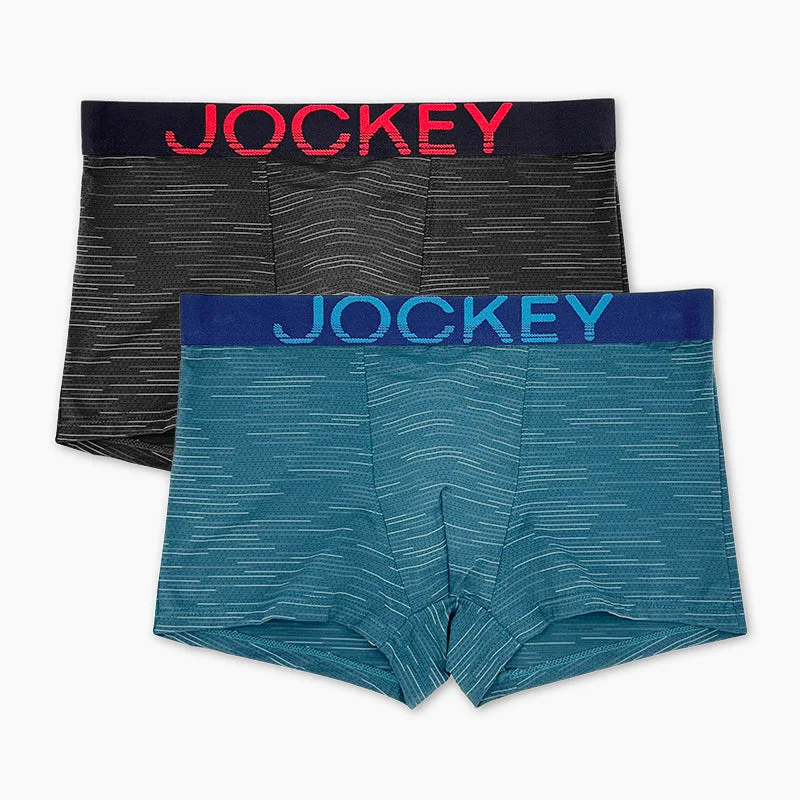 Jockey® 2pcs Men's Trunks | Microfiber Elastane | Active | JMX358839AS1