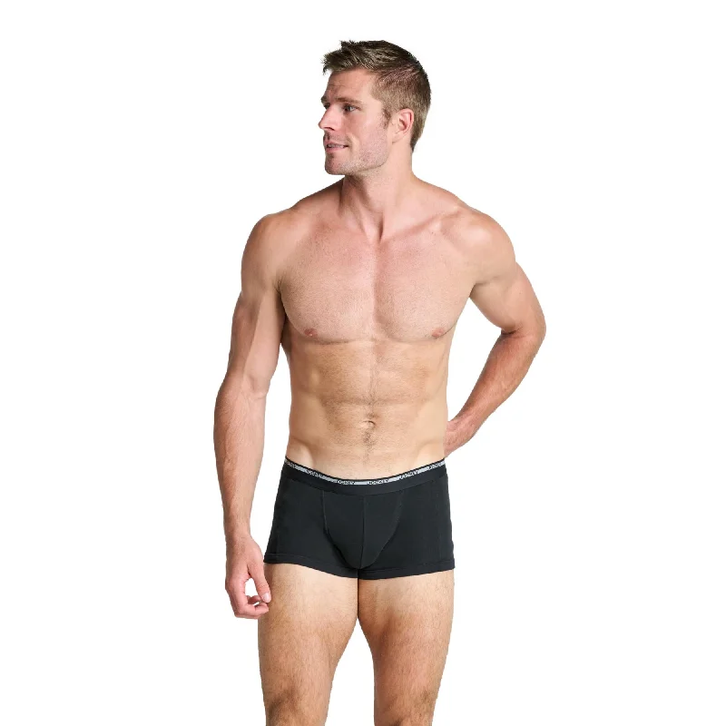 Jockey Modern Classic Short Trunk 2 Pack - Black