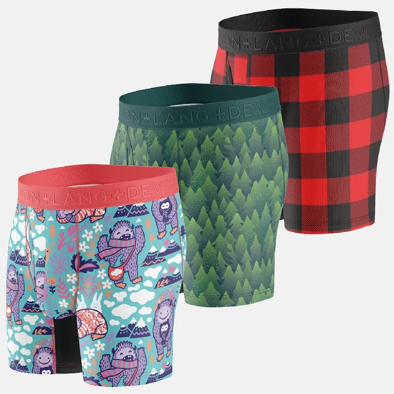 Journey Boxer Brief - Multi-Packs - Yeti/Pines/Buffalo Plaid