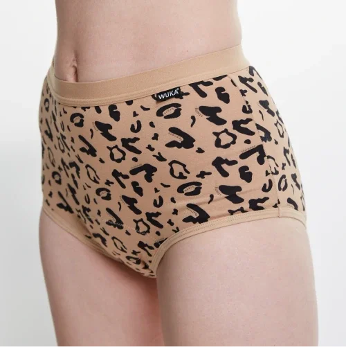 WUKA Leopard Print High Waist - Heavy Overnight