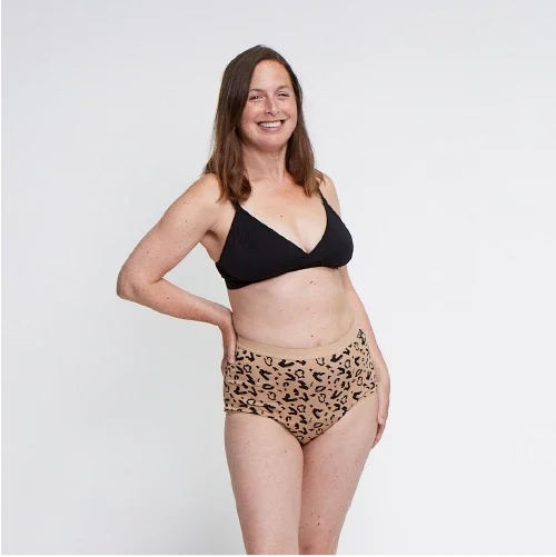 WUKA Leopard Print High Waist - Heavy Overnight