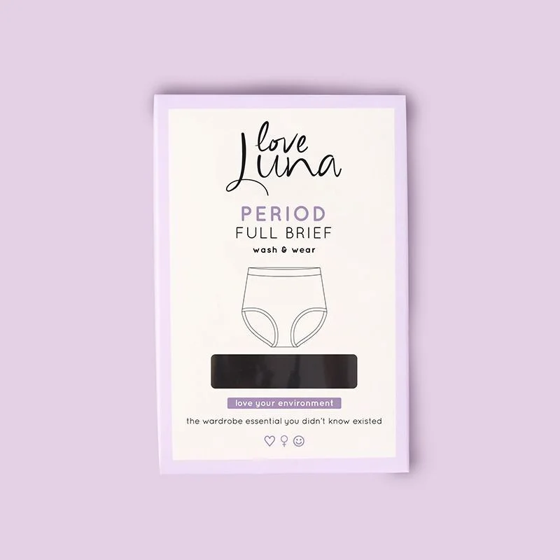 Love Luna Full Brief - Dusty Blue