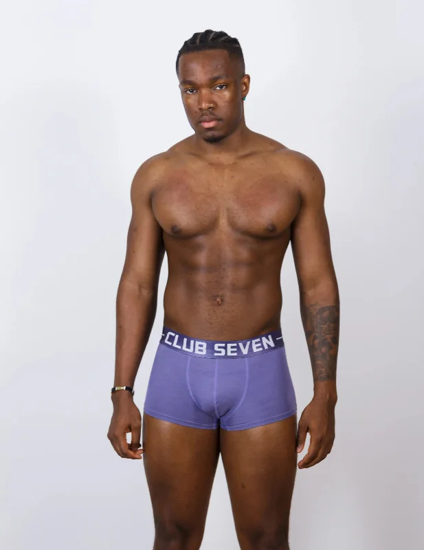 LUXE Cotton Passion Purple Trunks