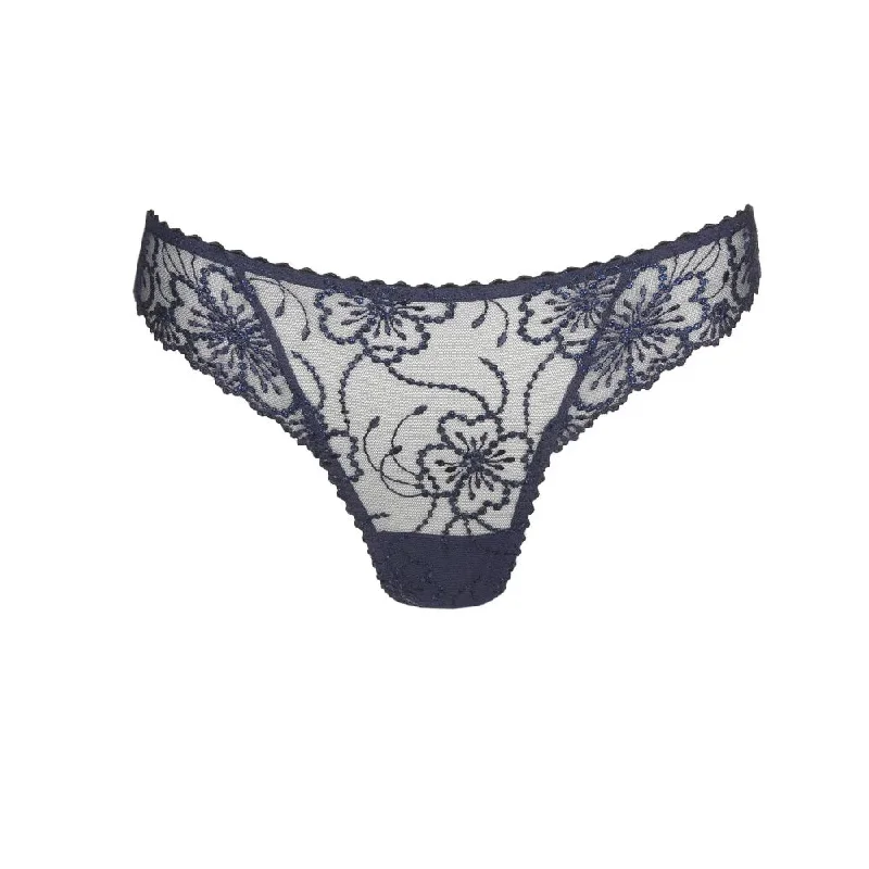 Marie Jo Jane Thong In Velvet Blue