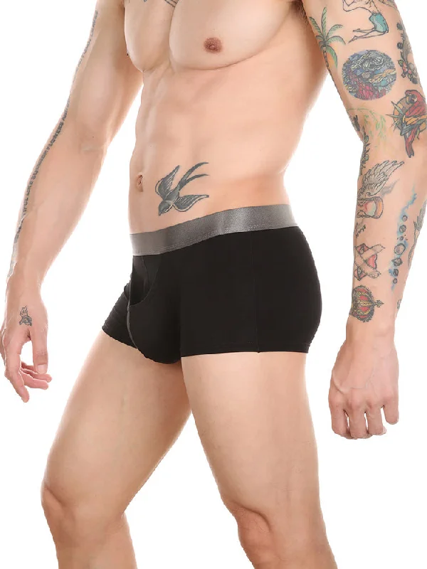 Men’s Dual Pouch Trunks With Fly Front