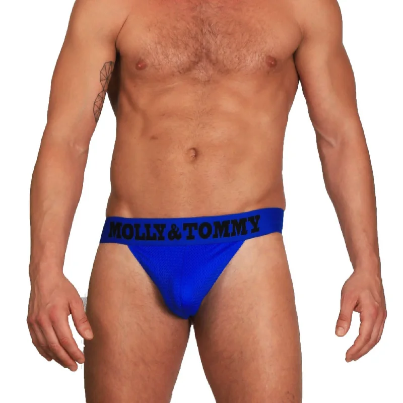 Mesh Thong - Colour: Blue