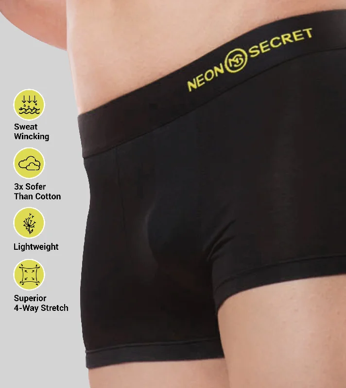 Micro Modal Men's Black Trunk