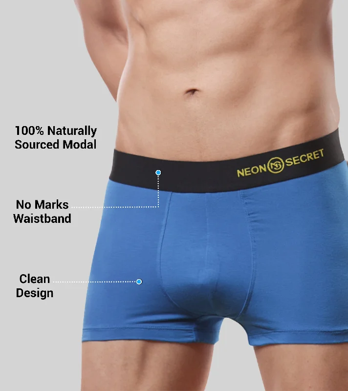 Micro-Modal Men's Blue Trunk