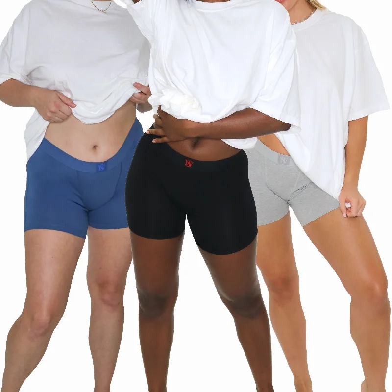 NEW Ultimate Everyday Cotton Boxers (With Pad Holder and Pocket) Variety Pack