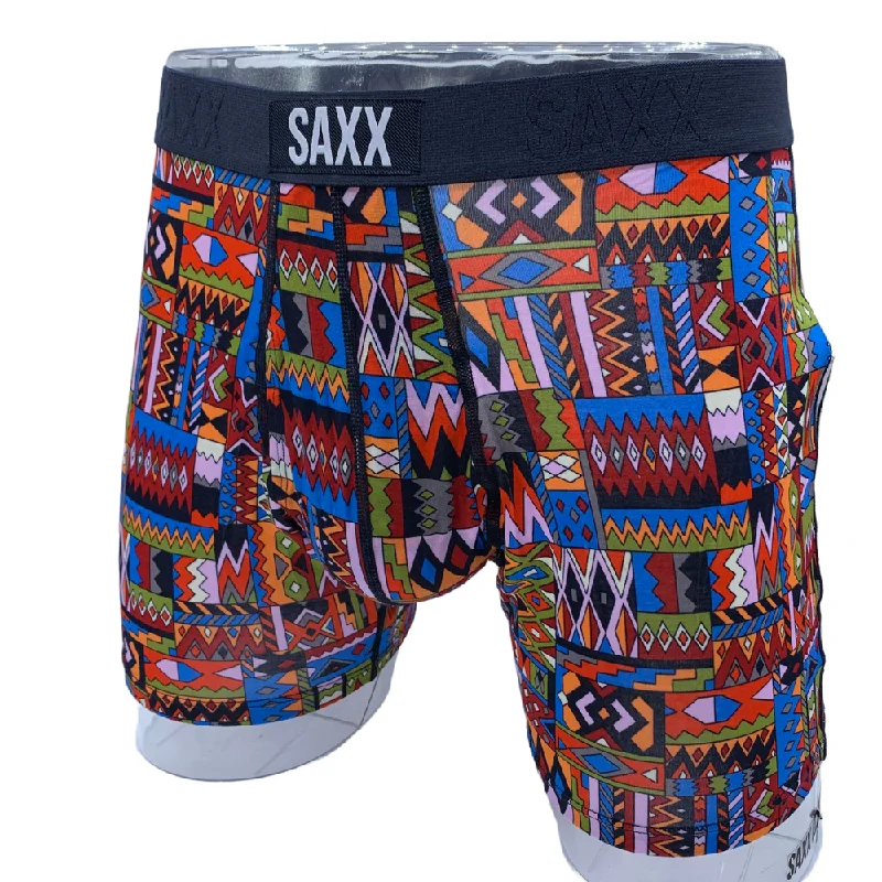 Saxx Ultra Super Soft Boxer Brief Fly - Desert Mosaic