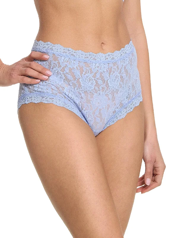 Signature Lace High Rise Boyshort Clarity Blue