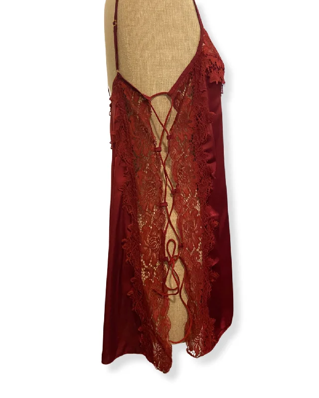 Silky Lace Adjustable Nightdress