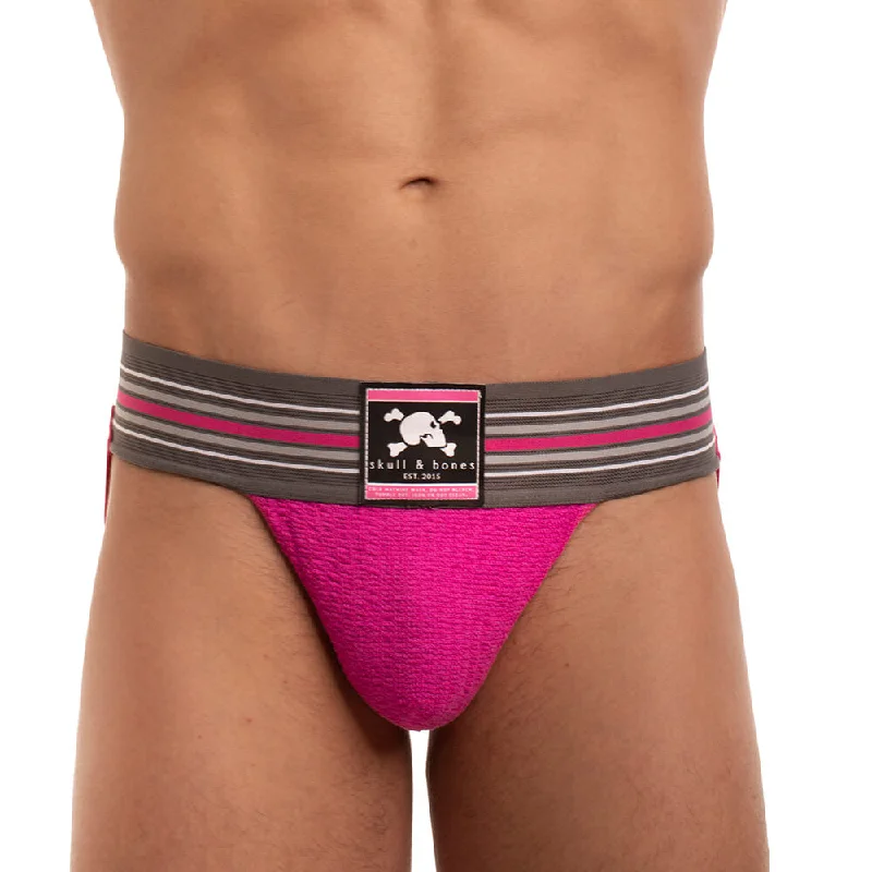 Skull & Bones Locker Room Jockstrap Neon Pink