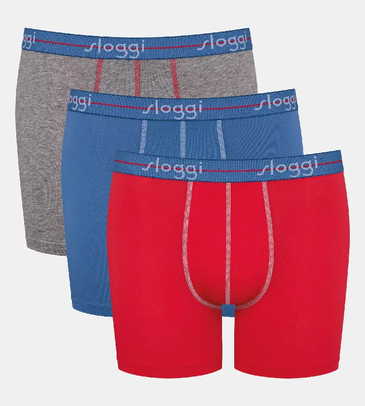 Sloggi Men's Start Short Briefs Trunks 3 Pack 10207045