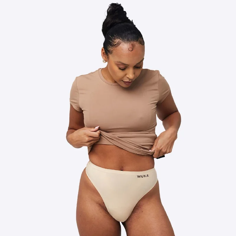 WUKA Stretch Thong - Light Nude