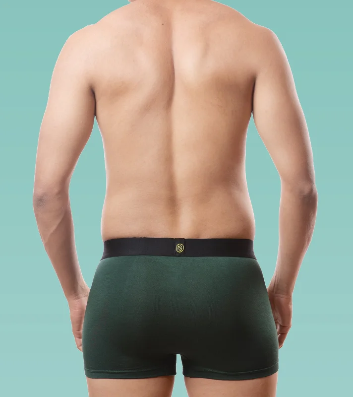 Super comfy Micro-modal Trunk- Pack of 3 (Martini Blue, Pine Green, Midnight Black)