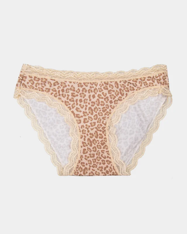 The Original Brief - Neutral Leopard Sand