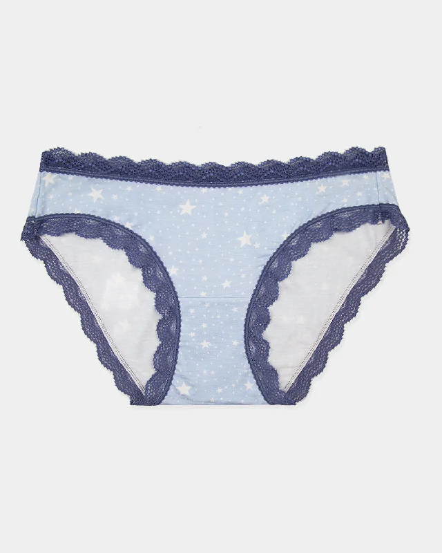 The Original Brief - Pale Blue and White Stars