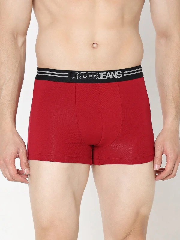 Underjeans by Spykar Men Premium Maroon Trunk