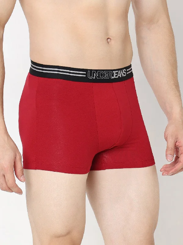 Underjeans by Spykar Men Premium Maroon Trunk