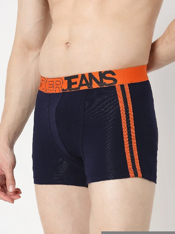 Underjeans by Spykar Men Premium Pack of 2 Navy - Grey Trunk