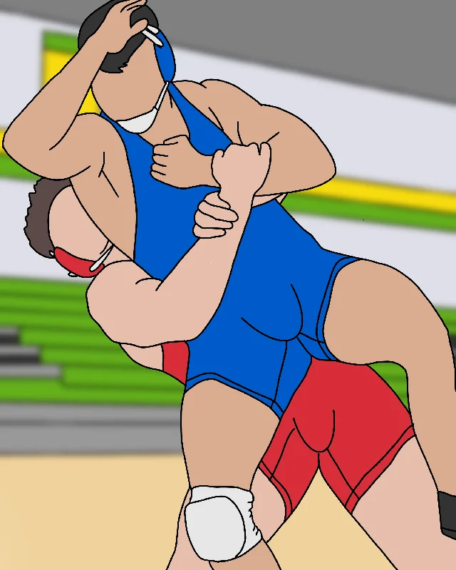 Wrestling Match Print