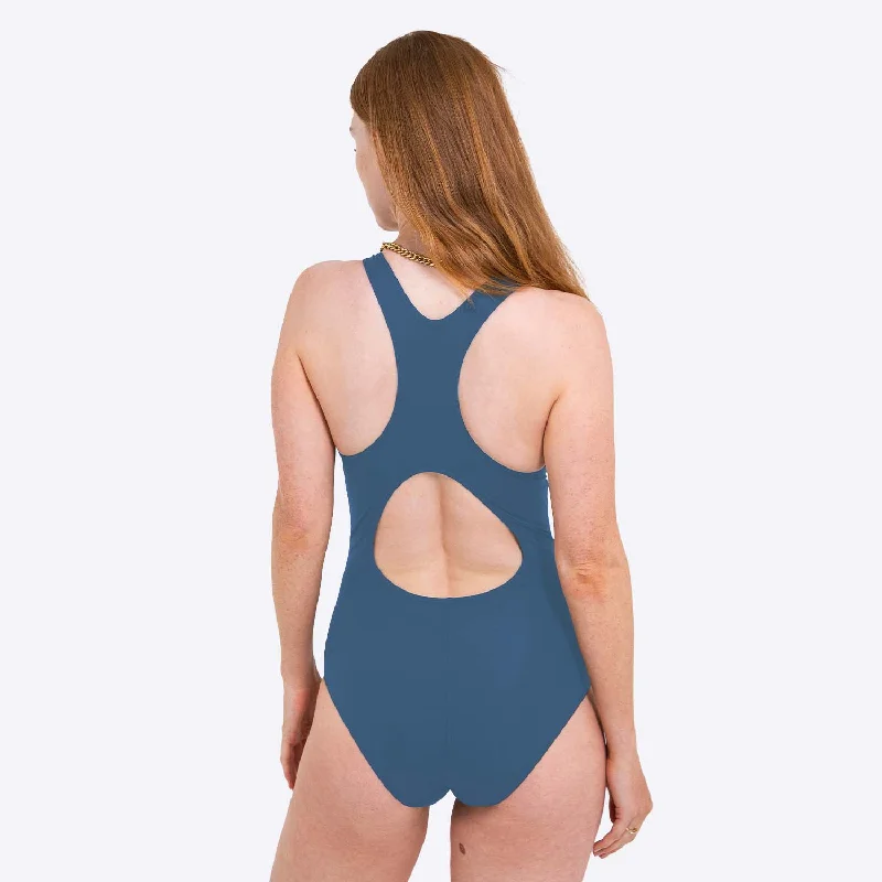 WUKA Period Racerback Swimsuit - Blue