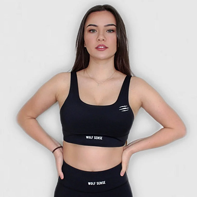 Black Sports Bra