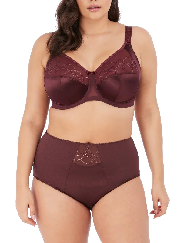 Cate Full Cup Side Support Bra in Raisin