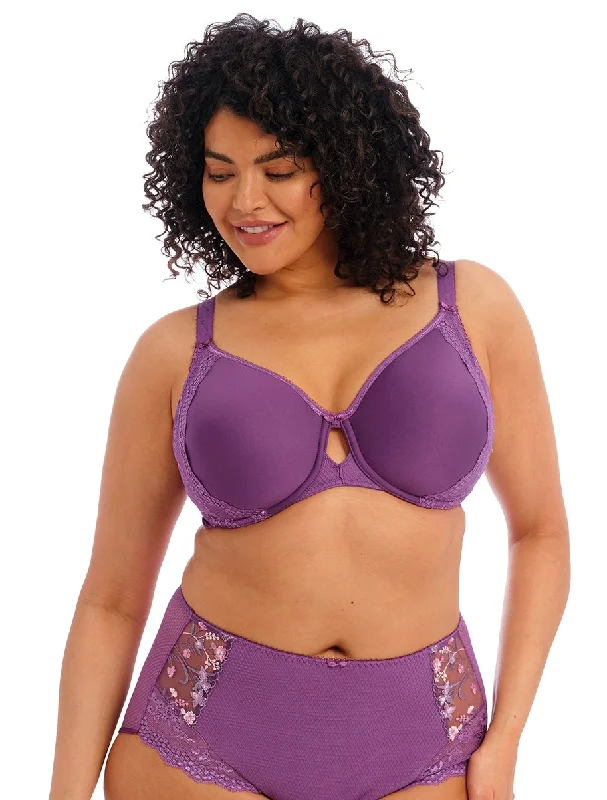 Charley Underwire Bandless Spacer Fabric T-Shirt Bra in Pansy