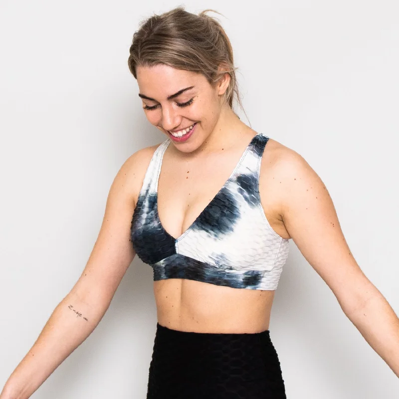 Color.Me Sports Bra- Mix Black/White