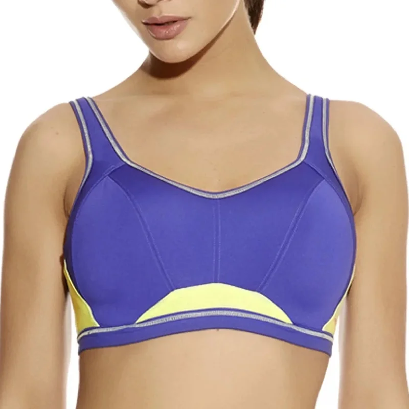 FREYA EPIC UW CROP TOP SPORTS BRA WITH MOULDED INNER INDIGO