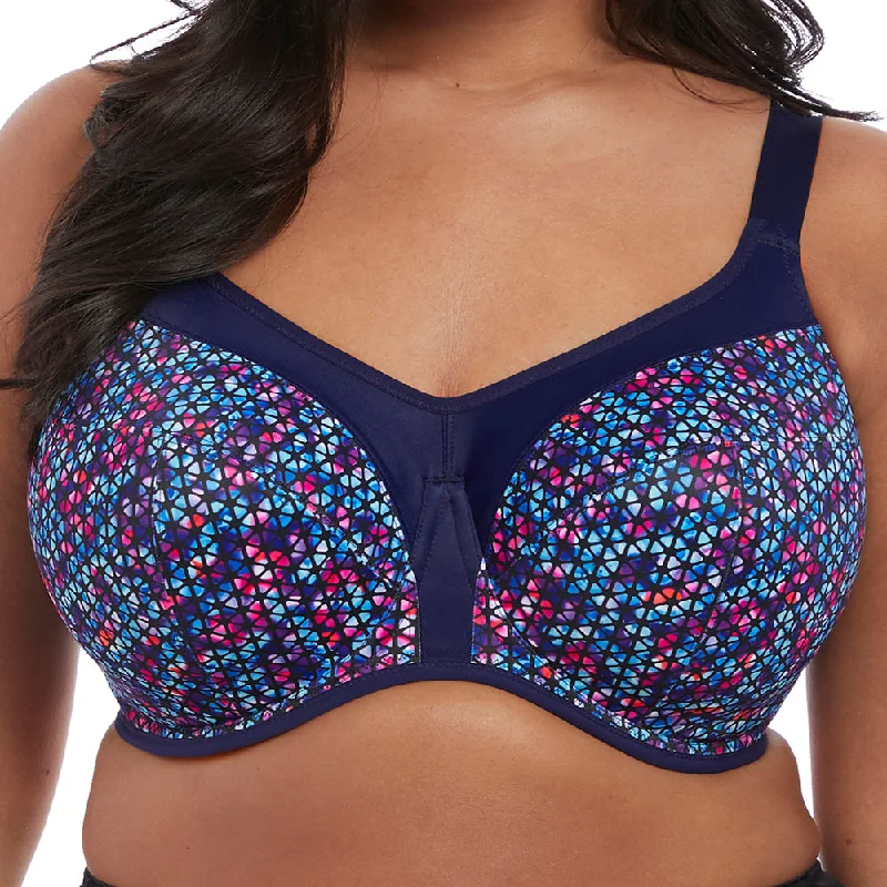 Elomi Energise UW Sports Bra - Navy Geo